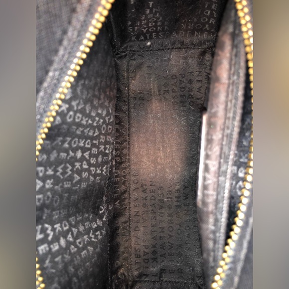 💥Moving to @the_bag_guy💥 Kate Spade - Laurel Way Hadlee Black Jeweled Satchel - Picture 10 of 12